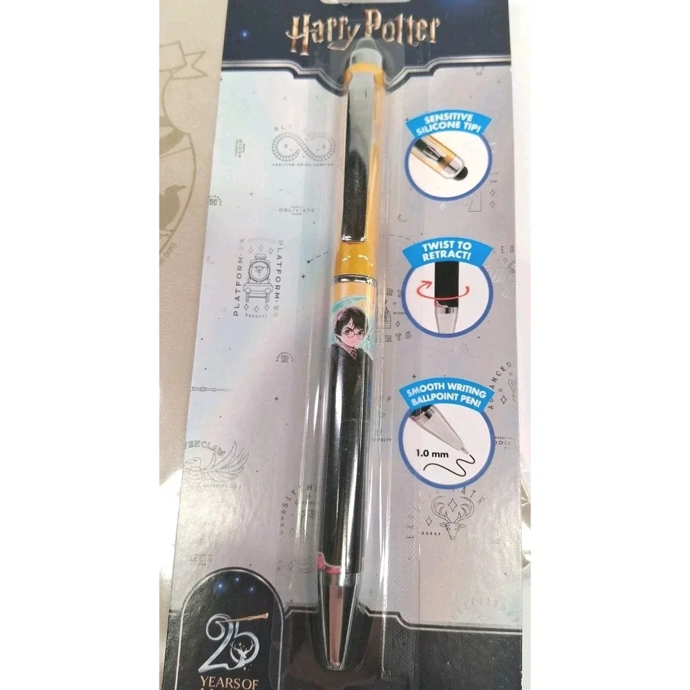 Harry Potter Yoobi Hogwarts Soft Cover Gray Journal w/ Pen - Back to School